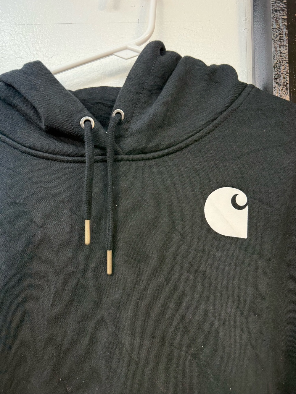 Carhartt boys Crewneck Hoodie with White Logo arm script - Picture 2 of 4